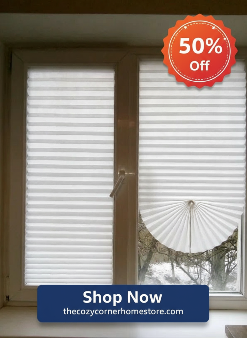 Adhesive Window Blinds - Blackout Shades