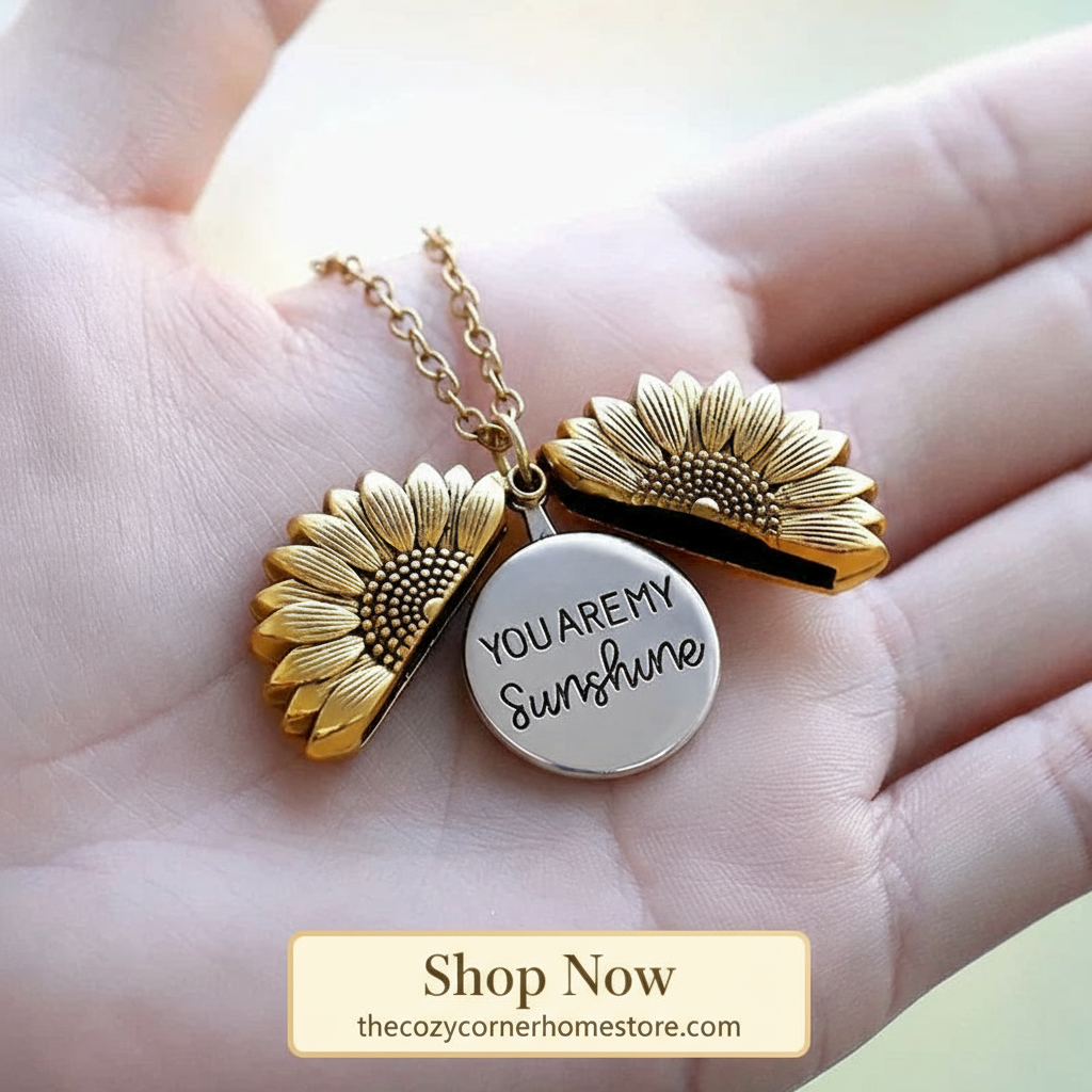 "You Are My Sunshine" Necklace – Meaningful Gift for Her