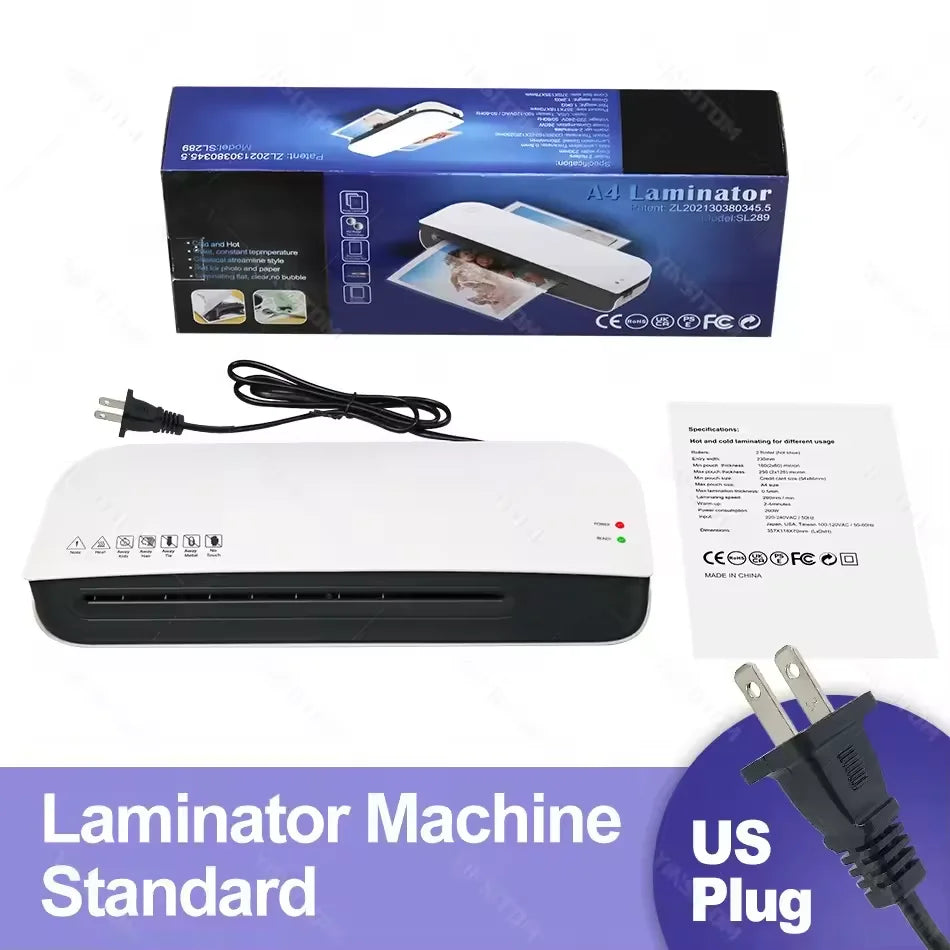 Desktop Laminator Machine - Hot and Cold