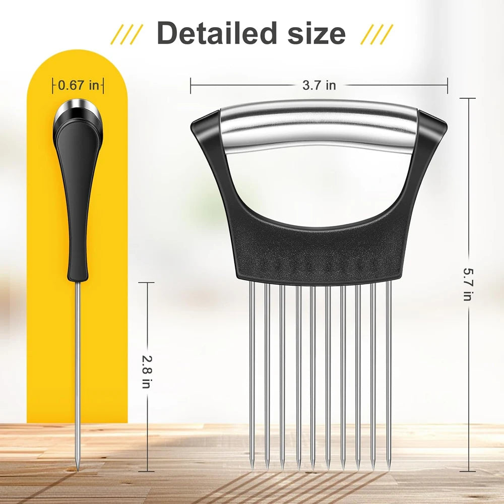 Stainless Steel Slicer Holder - Multipurpose Kitchen Gadgets