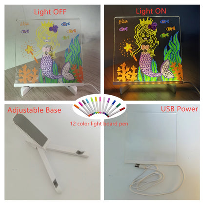 LED Lamp Acrylic Board - Fun and Interactive