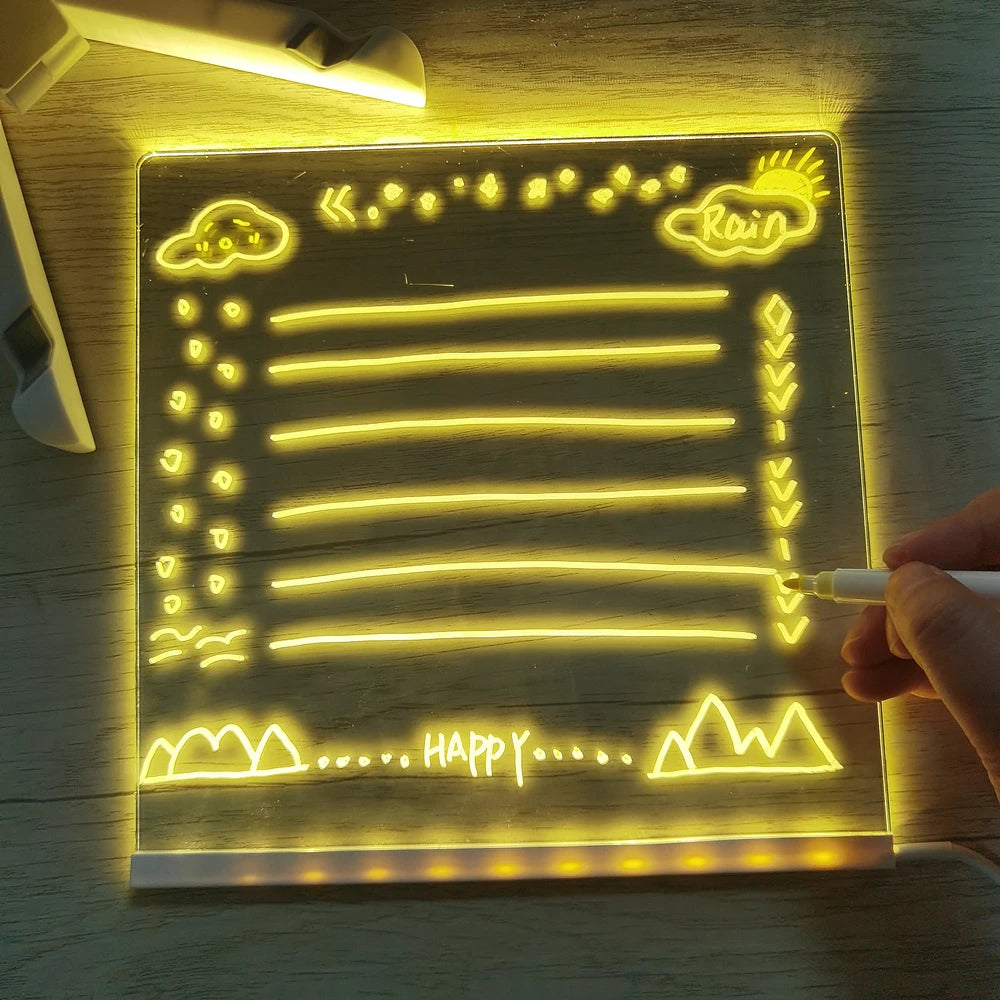 LED Lamp Acrylic Board - Fun and Interactive