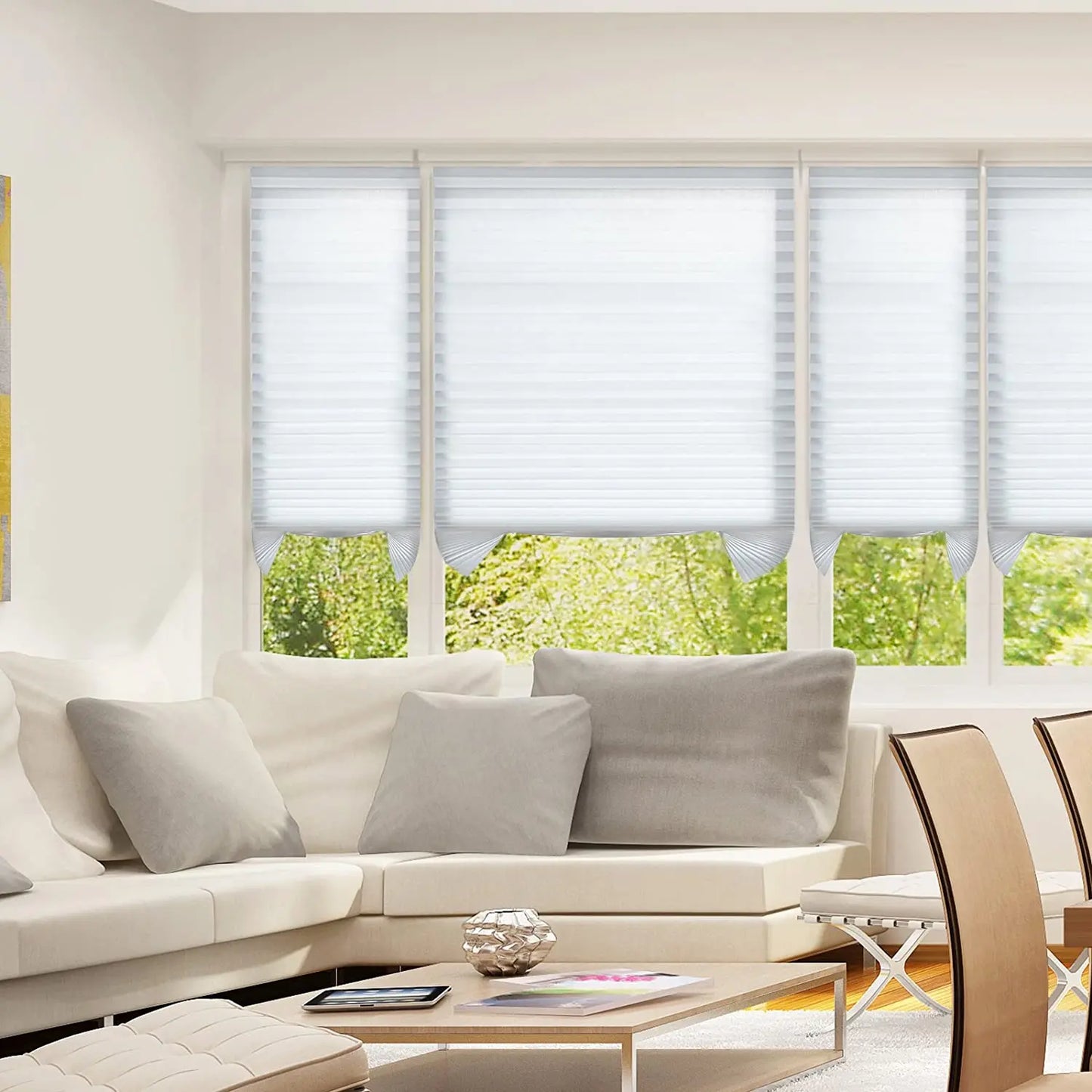 Adhesive Window Blinds - Blackout Shades
