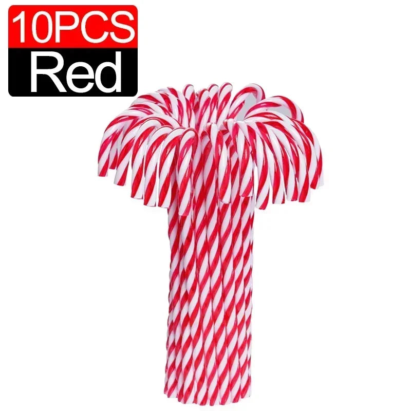 Candy Cane Ornament - Plastic 10/100Pcs