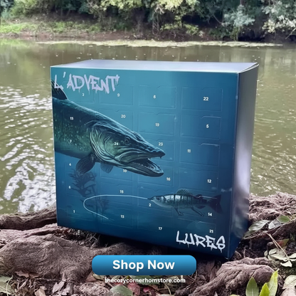 Christmas Fishing Lure Advent Calendar - Fun and Exciting