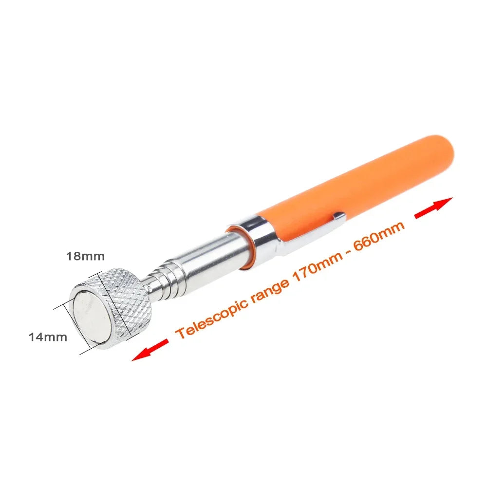 Mechanical Mirror - LED Light Telescoping
