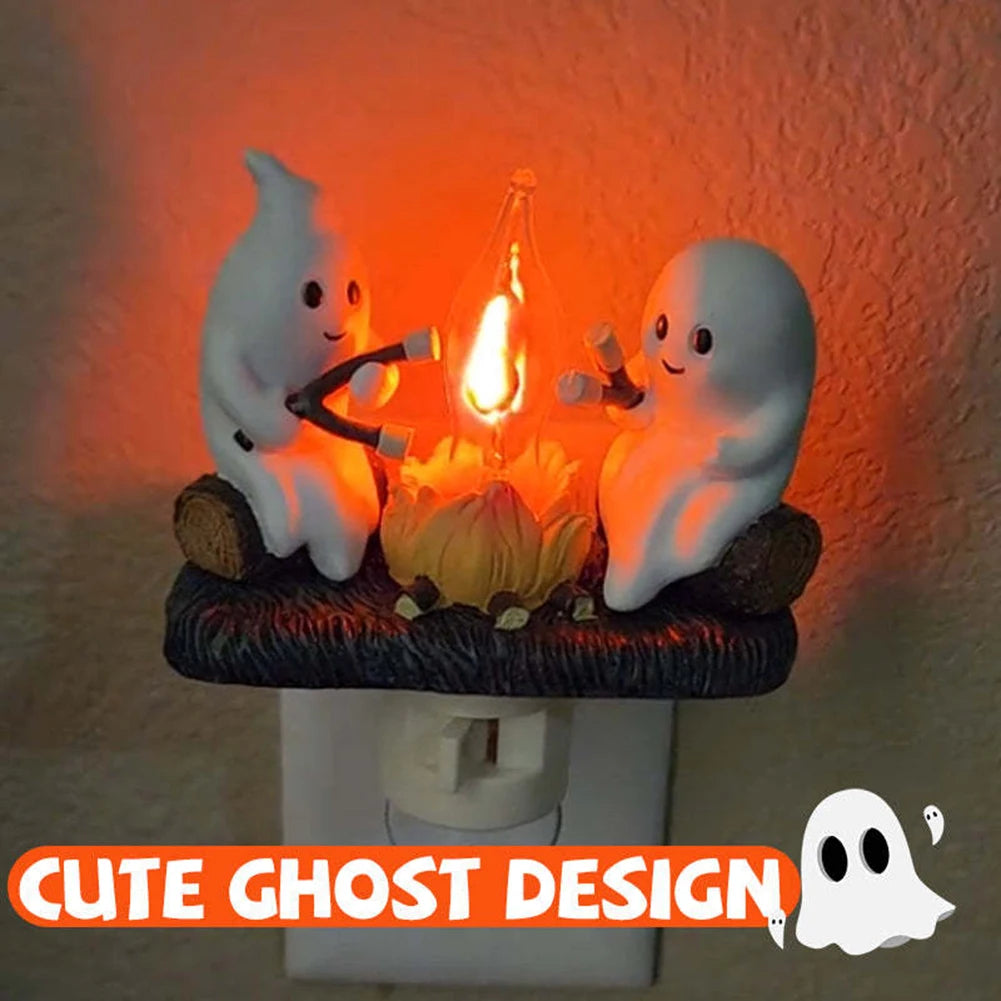 Ghost Campfire Night Light - Ambient and Safe