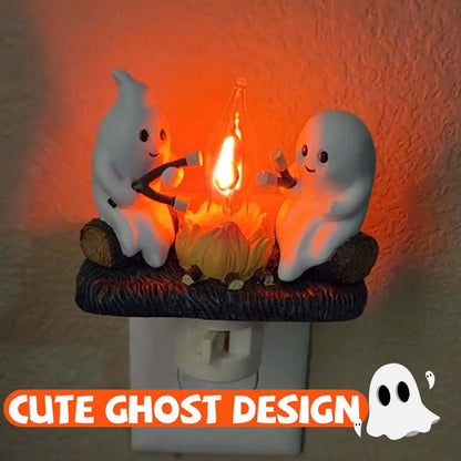Ghost Campfire Night Light - Ambient and Safe