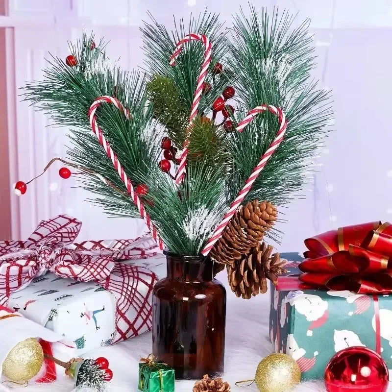 Candy Cane Ornament - Plastic 10/100Pcs