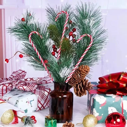 Candy Cane Ornament - Plastic 10/100Pcs