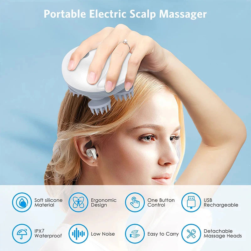 Head Massager - Washable and Portable