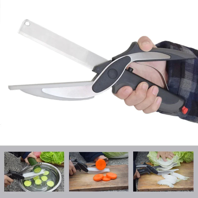 Stainless Steel Kitchen Scissors - Multifunctional