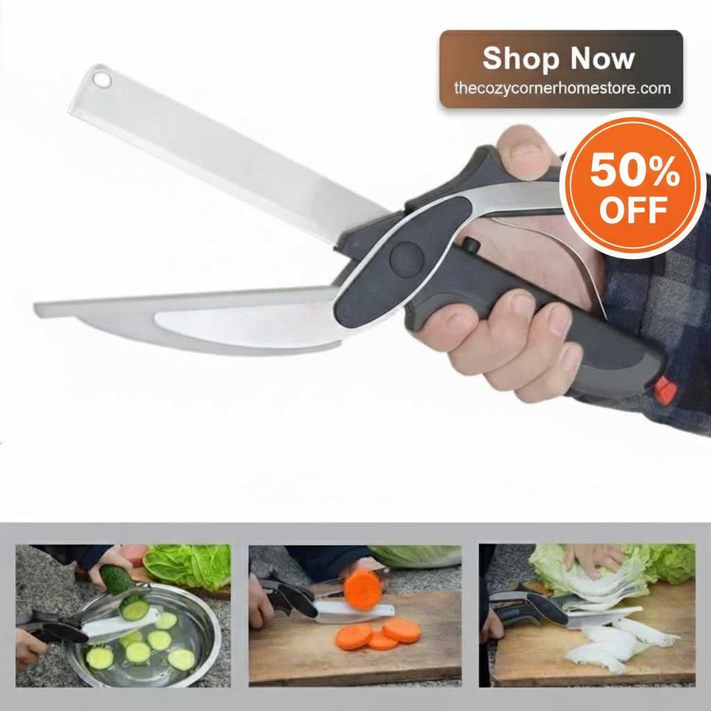 Stainless Steel Kitchen Scissors - Multifunctional