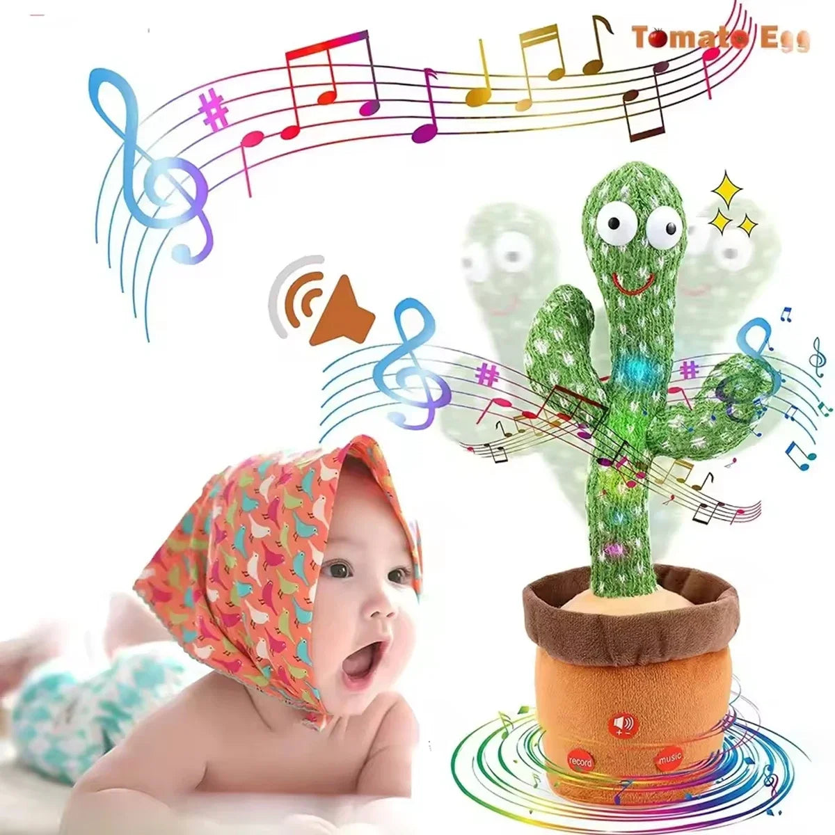 Talking Cactus Toy - Rechargeable