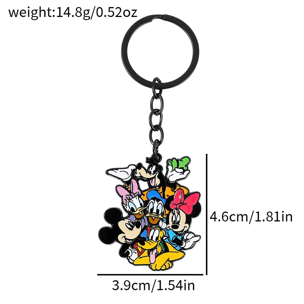 Mickey Minnie Mouse Keychain - Backpack Accessory