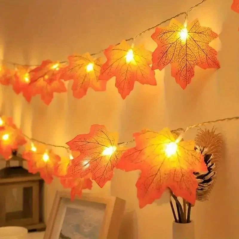 Leaf String Lights - USB/Battery