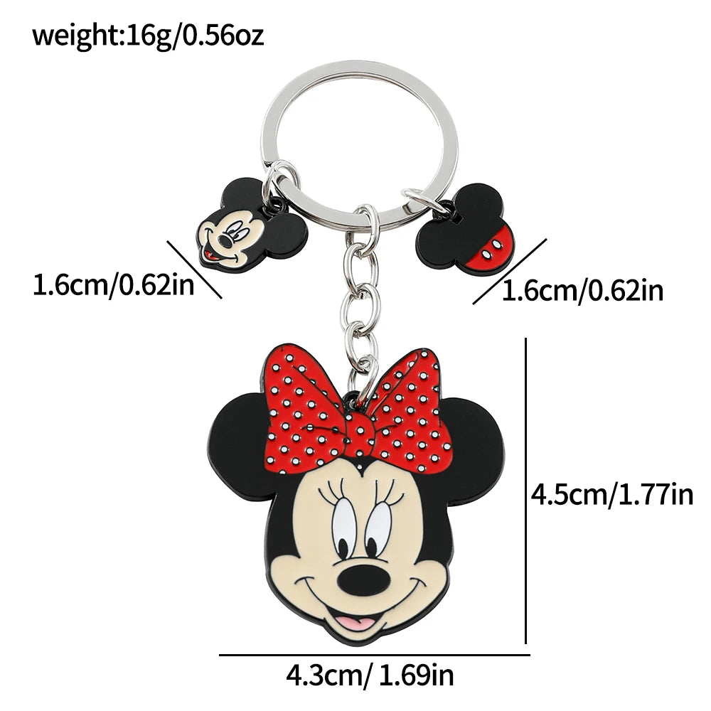 Mickey Minnie Mouse Keychain - Backpack Accessory