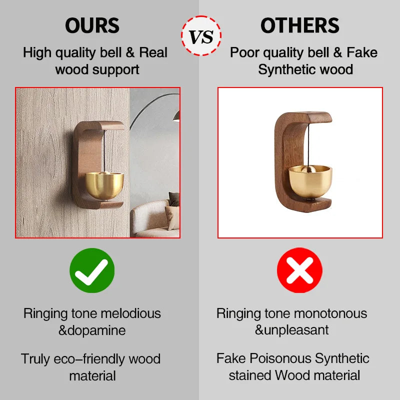 Wooden Door Bell - Chime Home Decor