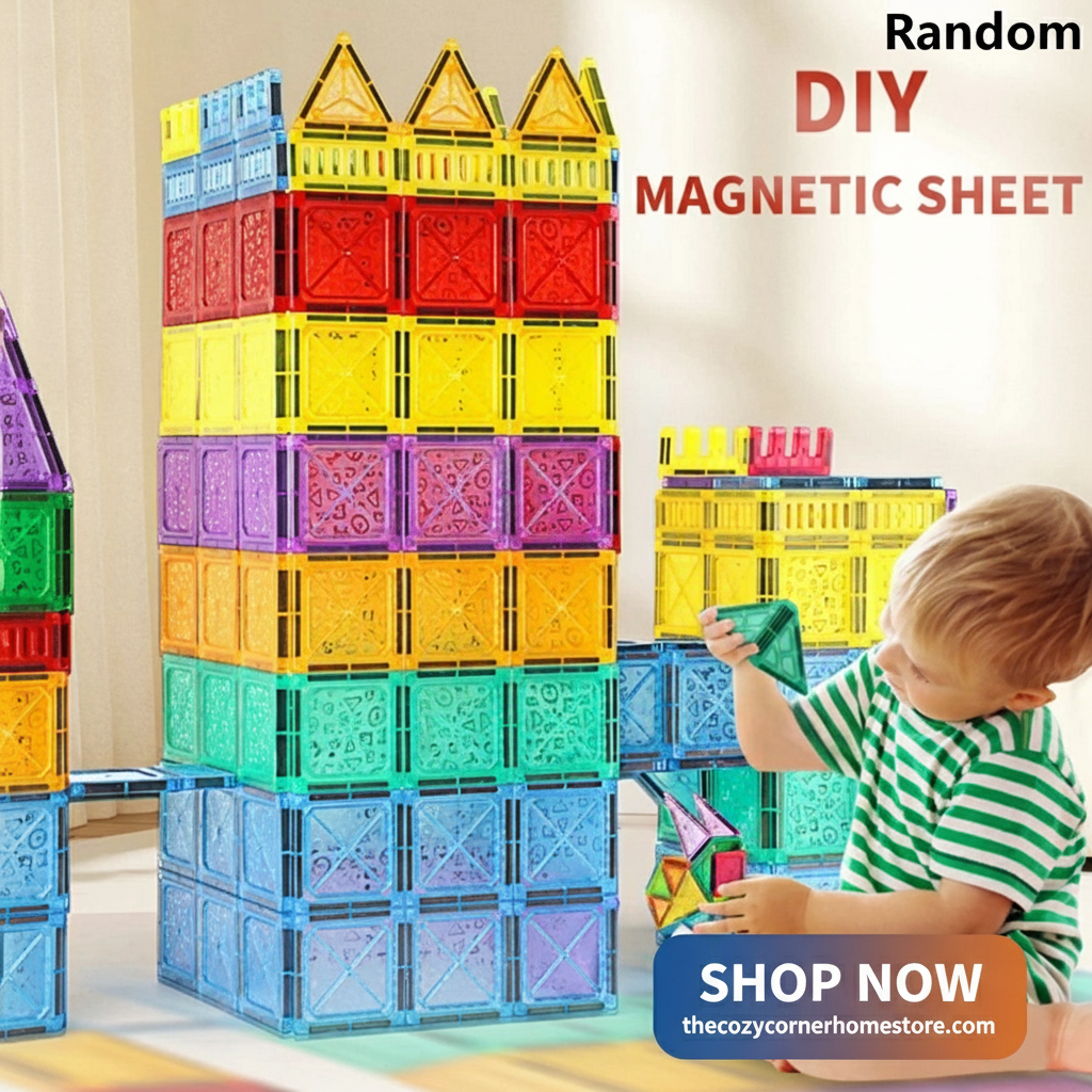Magnetic Building Blocks - Interactive and Entertaining