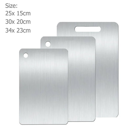 Stainless Steel Cutting Board - Clean and Safe