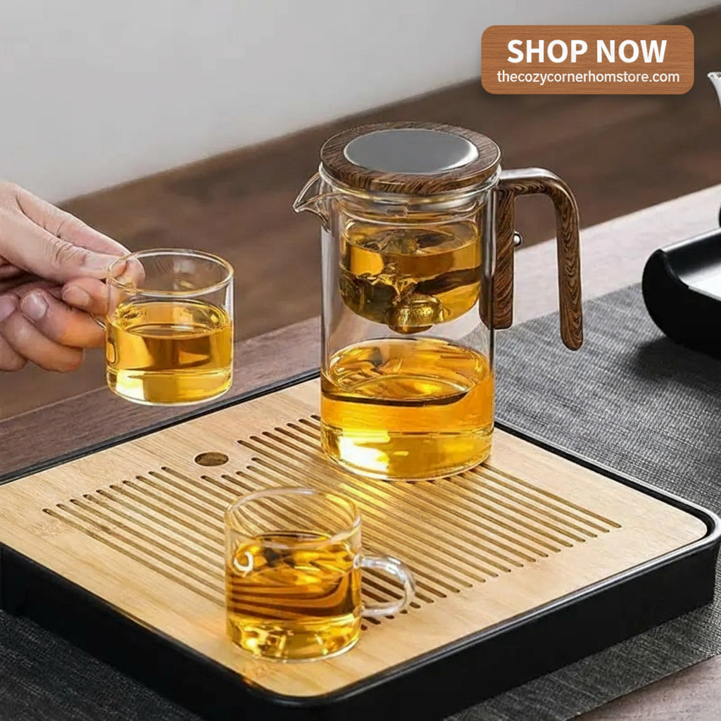 Elegant Heat-Resistant Glass Teapot with Infuser