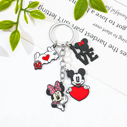 Mickey Minnie Mouse Keychain - Backpack Accessory