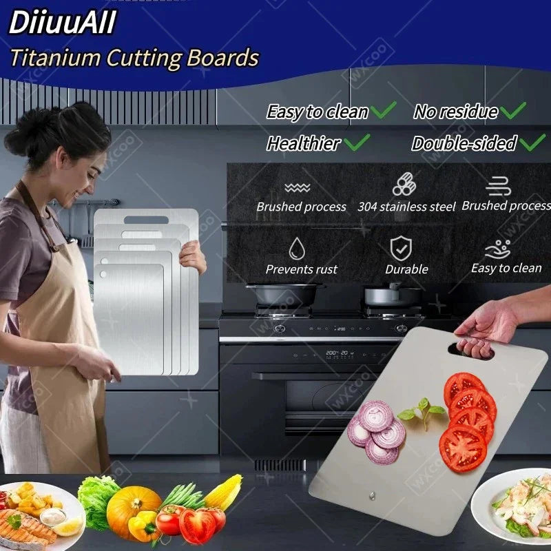 Stainless Steel Cutting Board - Clean and Safe