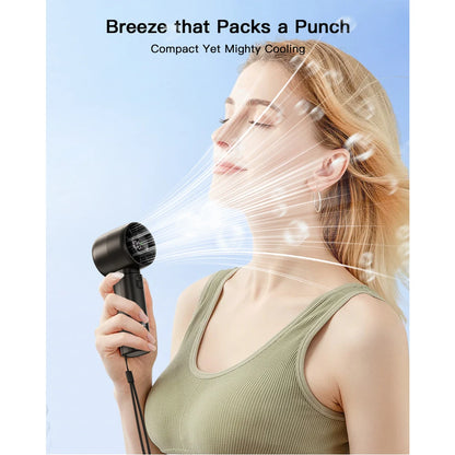 Portable Handheld Fan- Battery Operated 5 Speed
