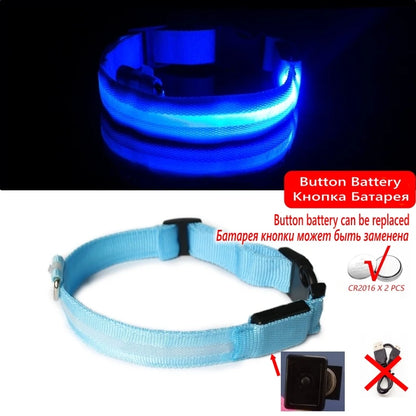 Led Dog Collar Light - For Dogs USB