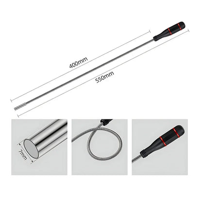 Mechanical Mirror - LED Light Telescoping