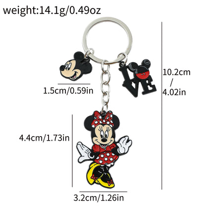 Mickey Minnie Mouse Keychain - Backpack Accessory