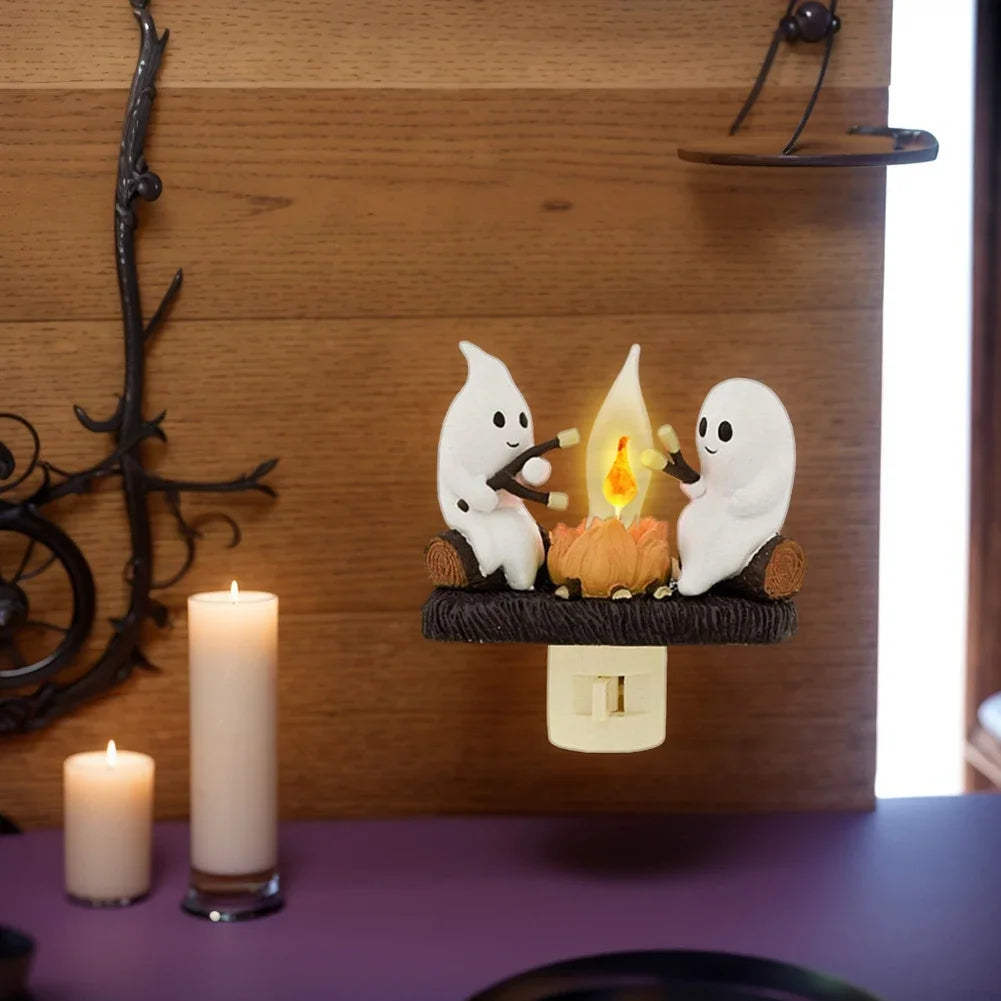 Ghost Campfire Night Light - Ambient and Safe