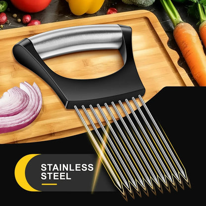 Stainless Steel Slicer Holder -  Multipurpose Kitchen Gadgets