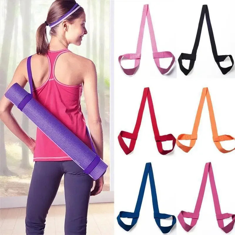 Yoga Mat - With Belt Strap