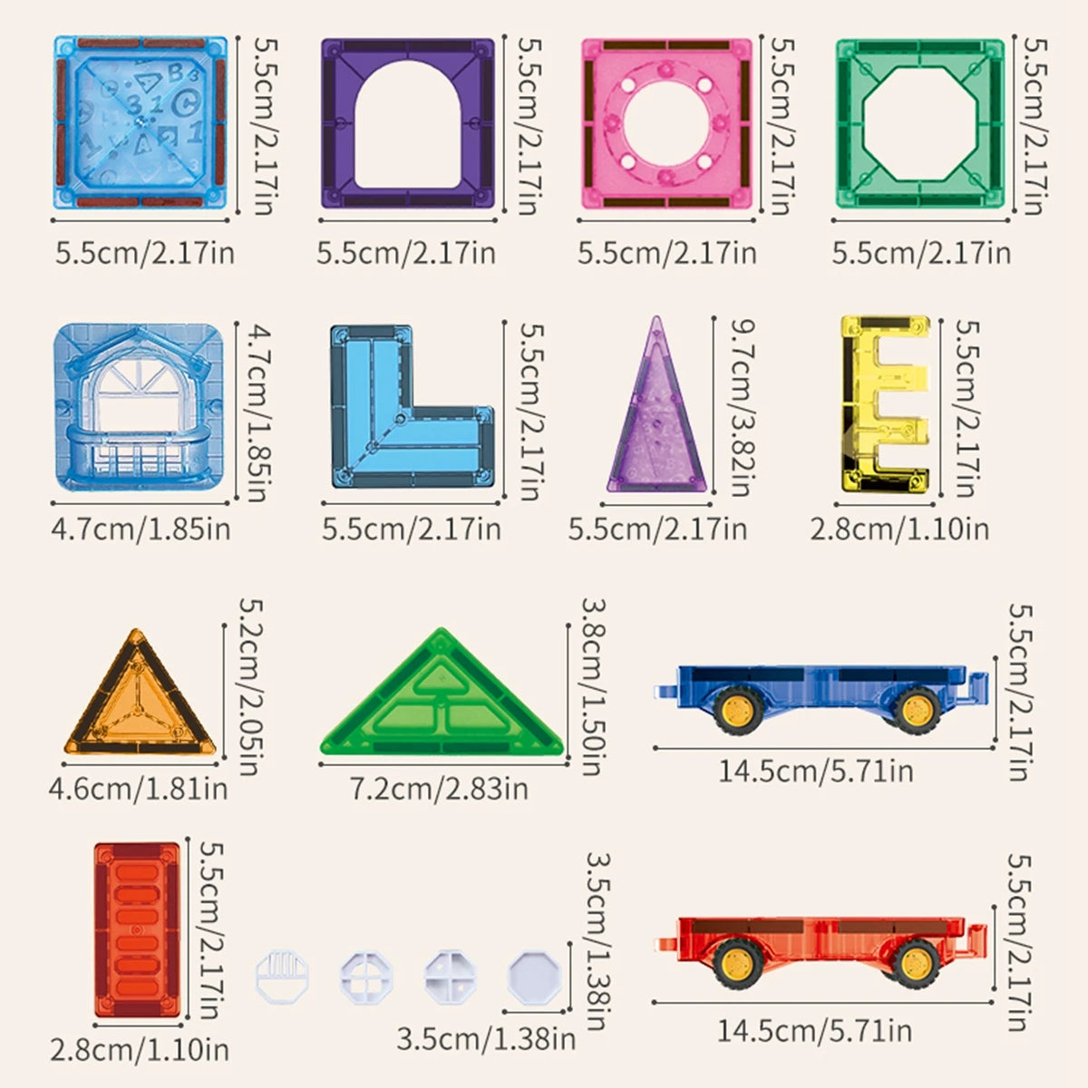 Magnetic Building Blocks - Interactive and Entertaining