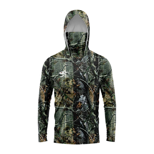 Camouflage Hooded Shirts - Long Sleeve