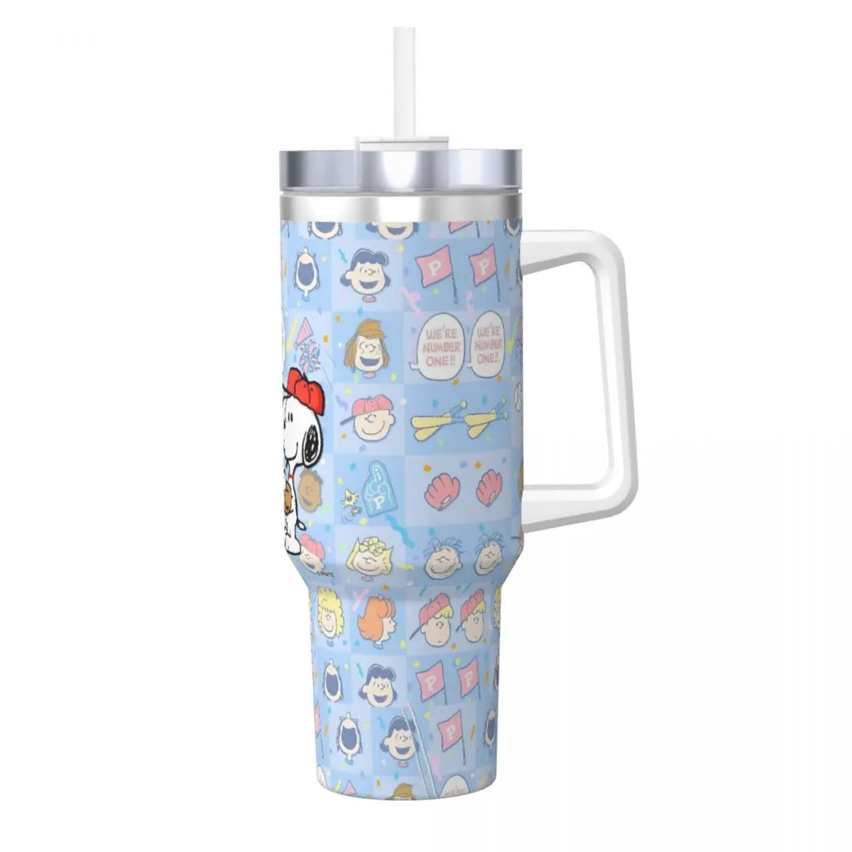 Snoopy Stainless Steel Tumbler -  Peanuts Water Bottle