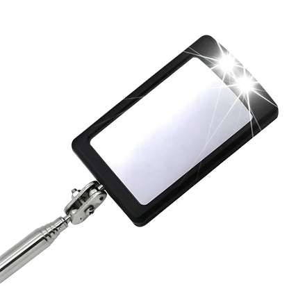 Mechanical Mirror - LED Light Telescoping