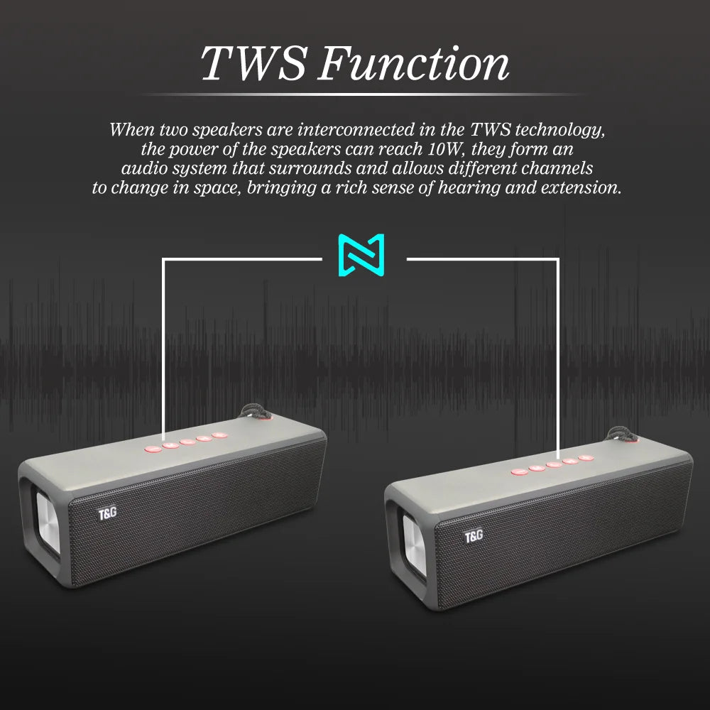 Outdoor Speaker - Bluetooth Wireless Soundbar