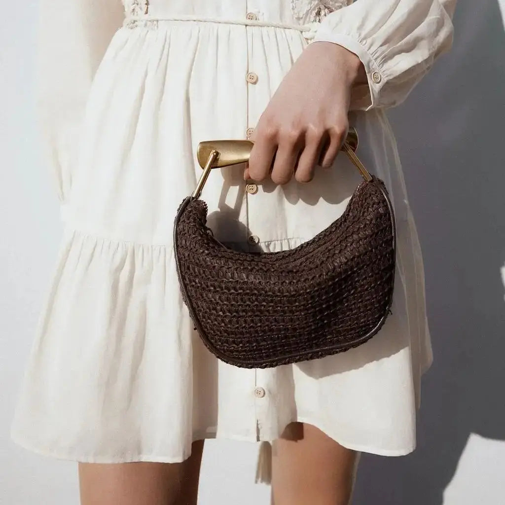 Half-Moon Shoulder Bag - Crossbody Bag