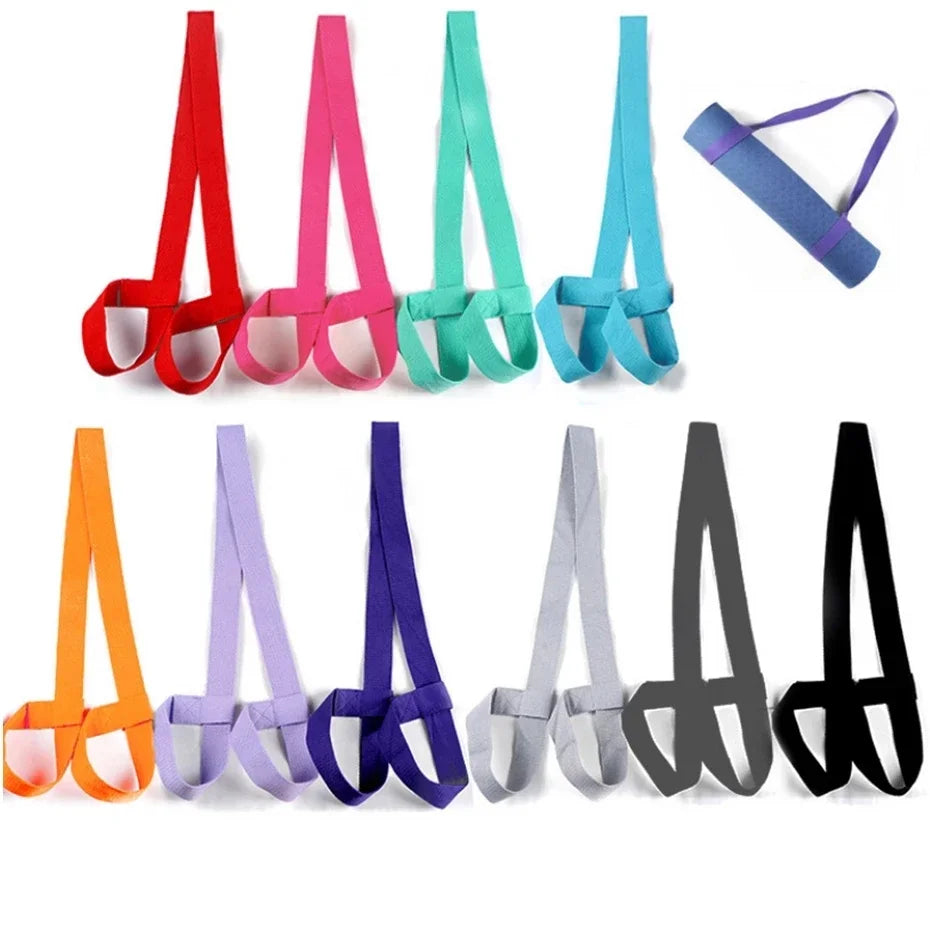 Yoga Mat - With Belt Strap