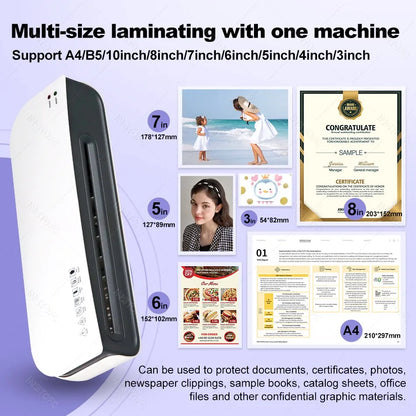 Desktop Laminator Machine - Hot and Cold