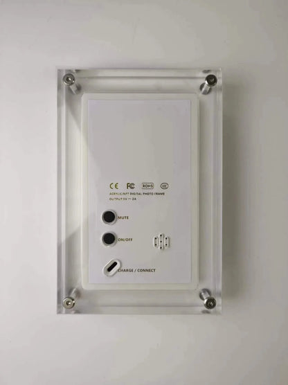 Acrylic Digital Photo Frame - 5X7 Inch 2G Memory Battery