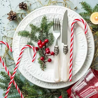 Candy Cane Ornament - Plastic 10/100Pcs