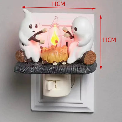 Ghost Campfire Night Light - Ambient and Safe