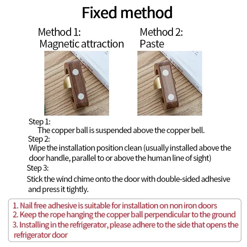 Wooden Door Bell - Chime Home Decor