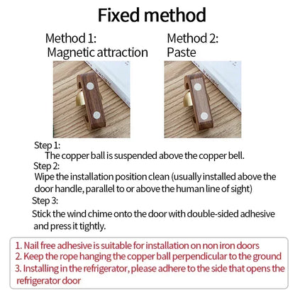 Wooden Door Bell - Chime Home Decor