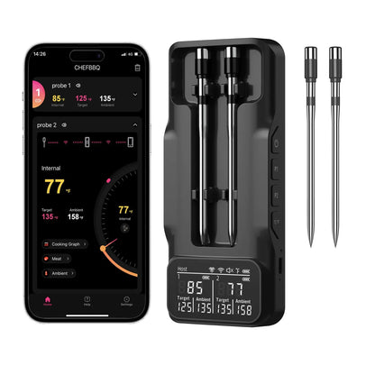 Wireless Meat Thermometer - Digital Bluetooth