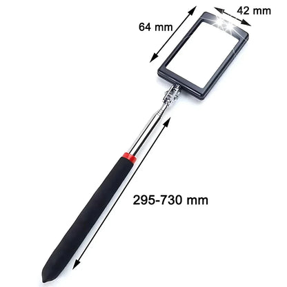 Mechanical Mirror - LED Light Telescoping