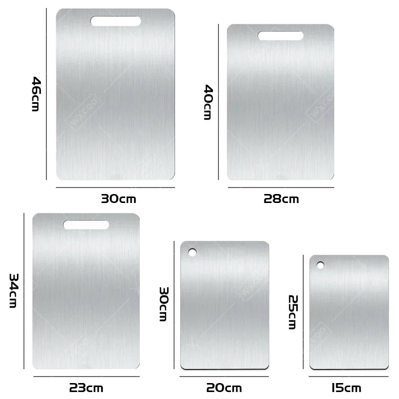 Stainless Steel Cutting Board - Clean and Safe